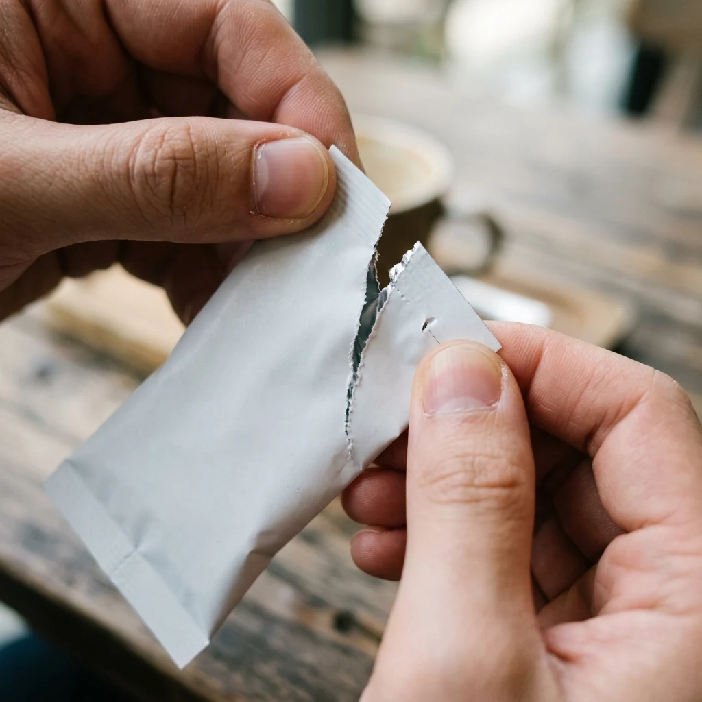Tear Open The Single-Serve Stick Pack